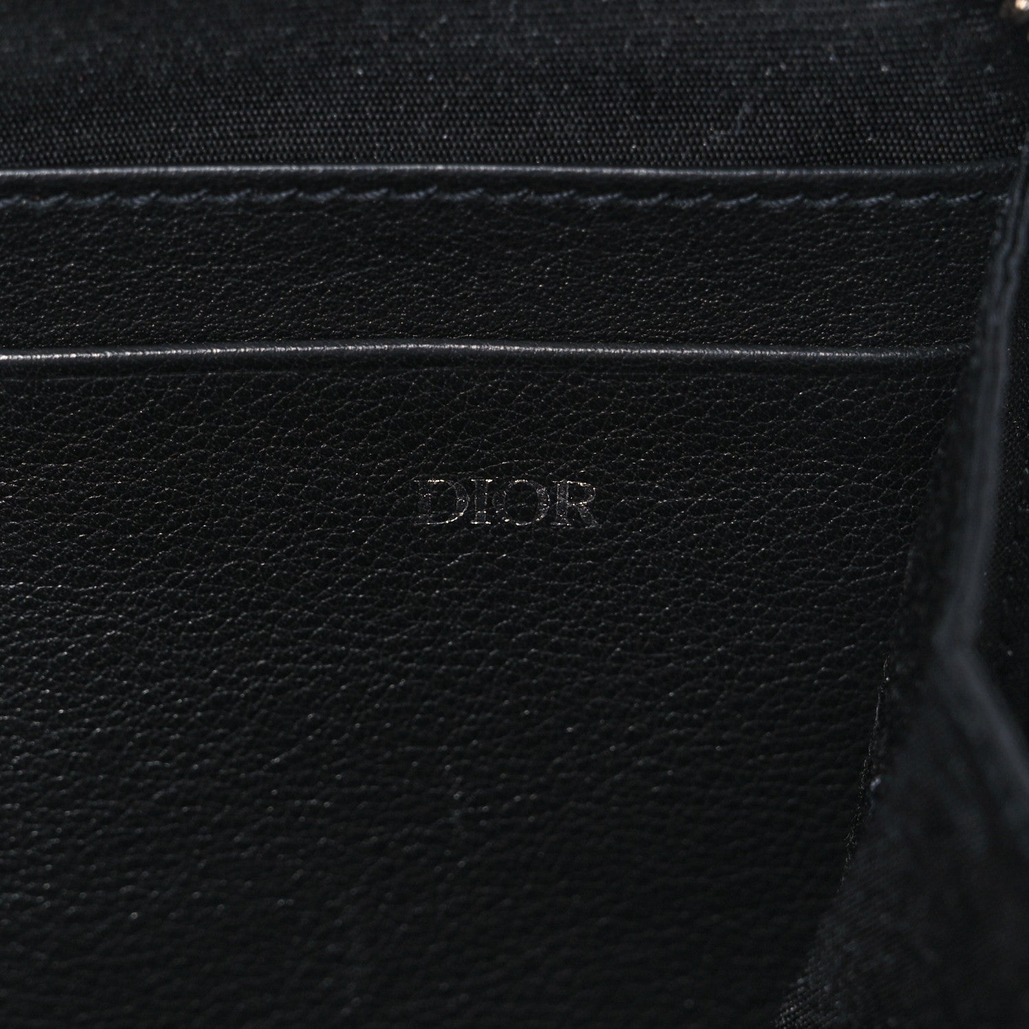 Christian Dior Oblique Pouch Navy Blue 7 of 15