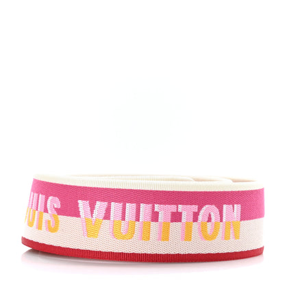 Louis Vuitton Jacquard Speedy Bandouliere 20 Shoulder Strap Fuchsia 2 of 3