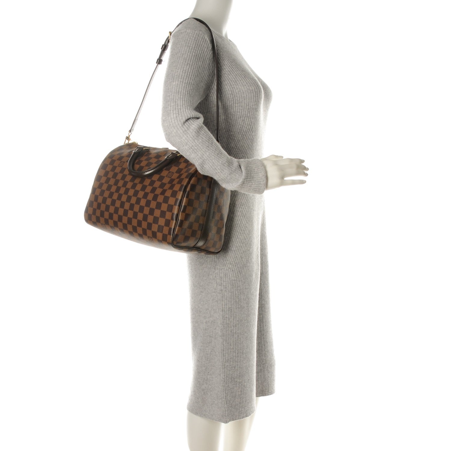 Louis Vuitton Damier Ebene Speedy Bandouliere 30 2 of 7