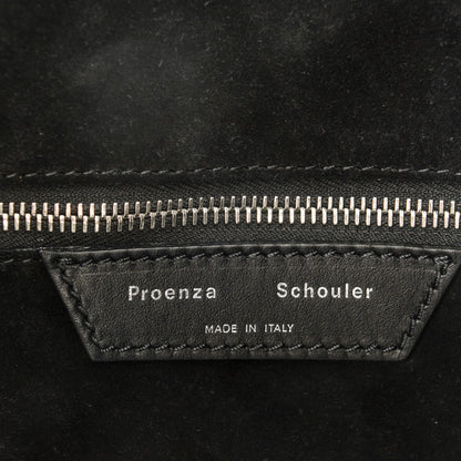 Proenza Schouler Soft Calf Medium Grommet Studded Tote Black 6 of 7