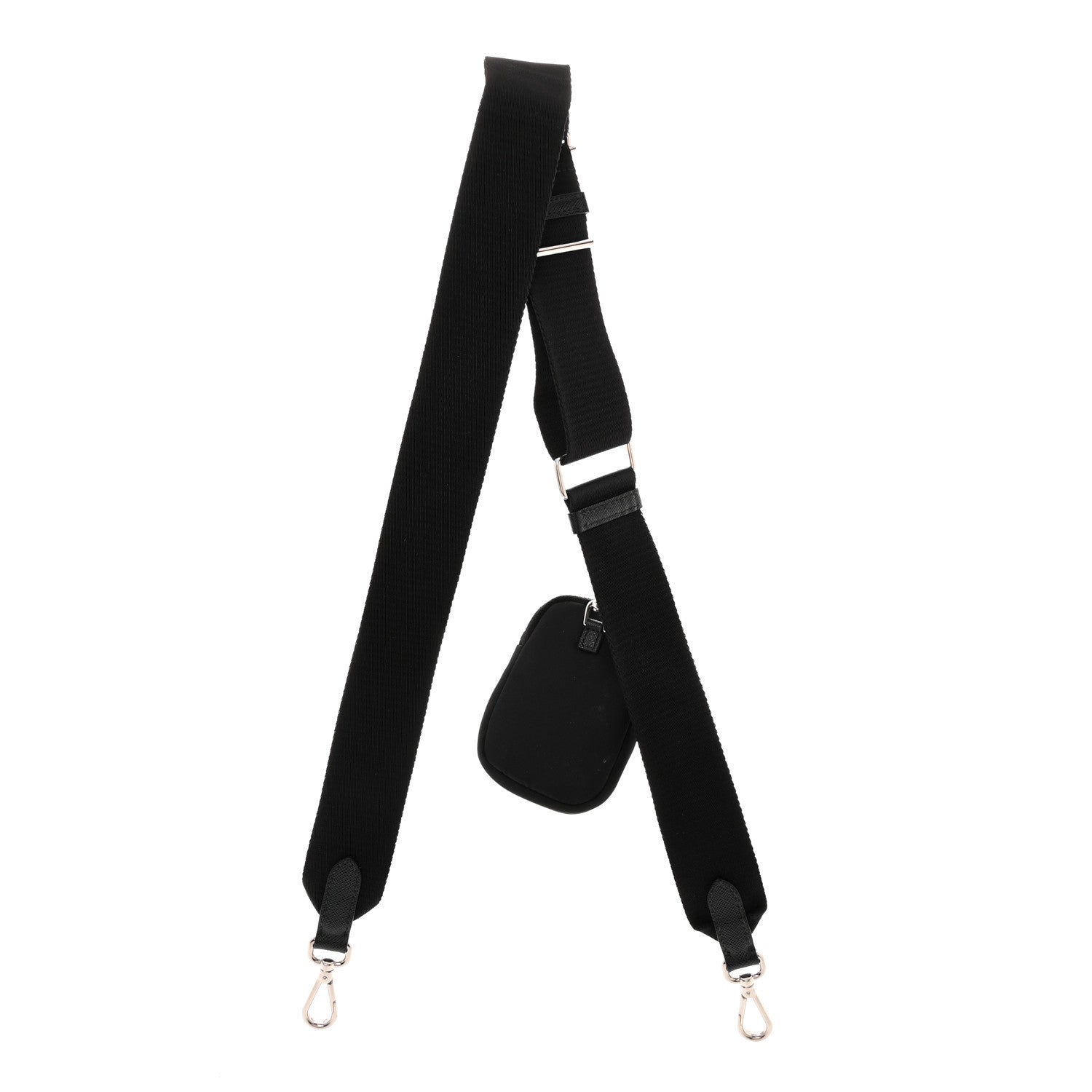 Prada Nylon Re-Edition 2005 Shoulder Strap With Pouch Black 2 of 7