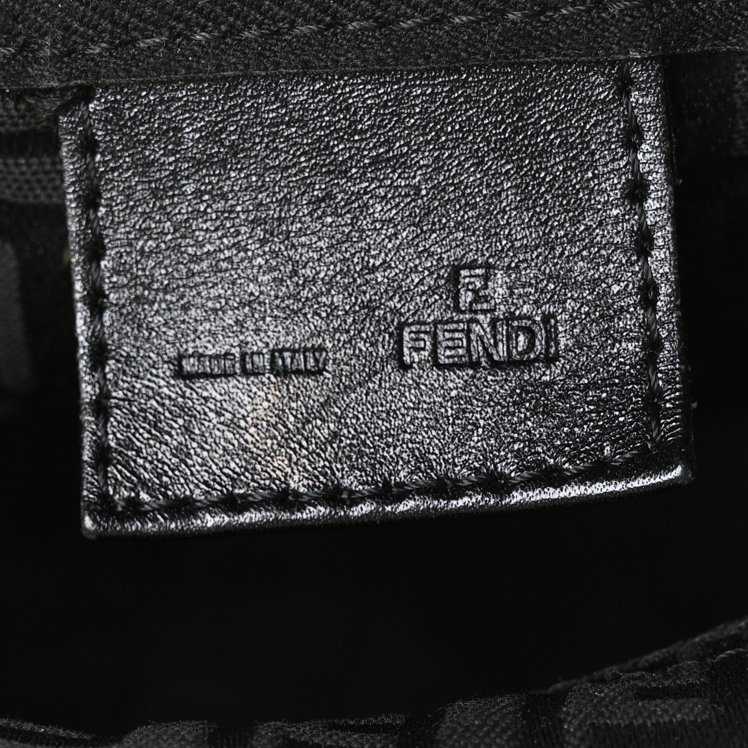 Fendi Zucchino Mini Pochette Black 5 of 9