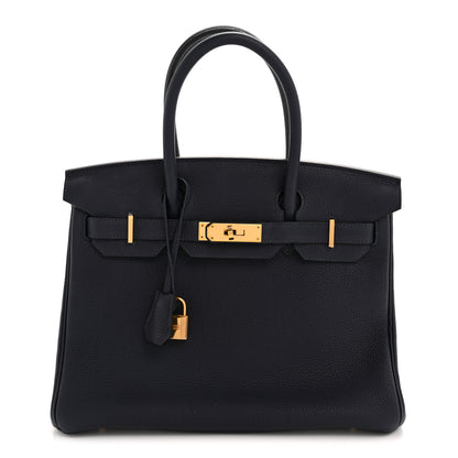 Hermes Togo Birkin 30 Bleu Nuit 1 of 12
