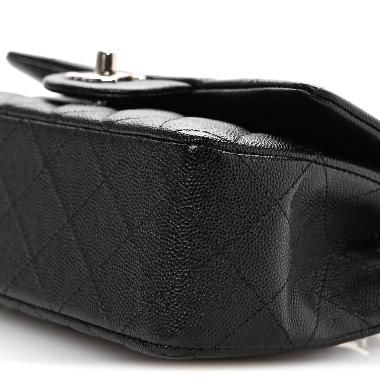 Chanel Caviar Quilted Mini Rectangular Flap Black 10 of 11