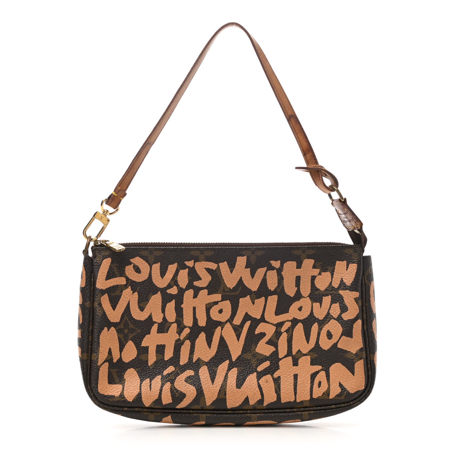 Louis Vuitton Monogram Graffiti Pochette Accessories Peach 1 of 13