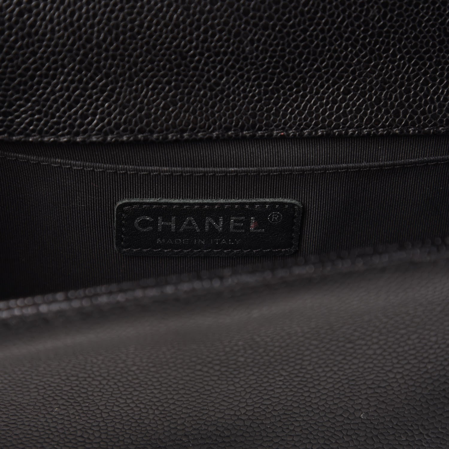 Chanel Caviar Quilted Medium Boy Flap Black 8 of 10