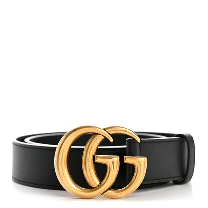 Gucci Calfskin Double G 30mm 70 28 Belt Black 1 of 6