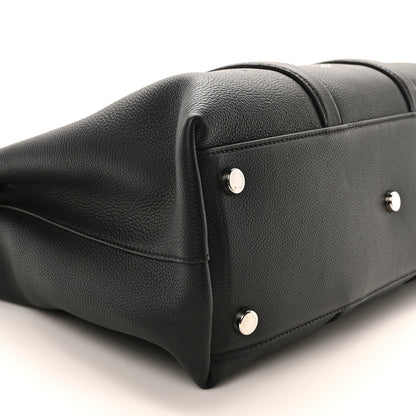 Louis Vuitton Millesime Calfskin Georges Tote MM Black 9 of 10