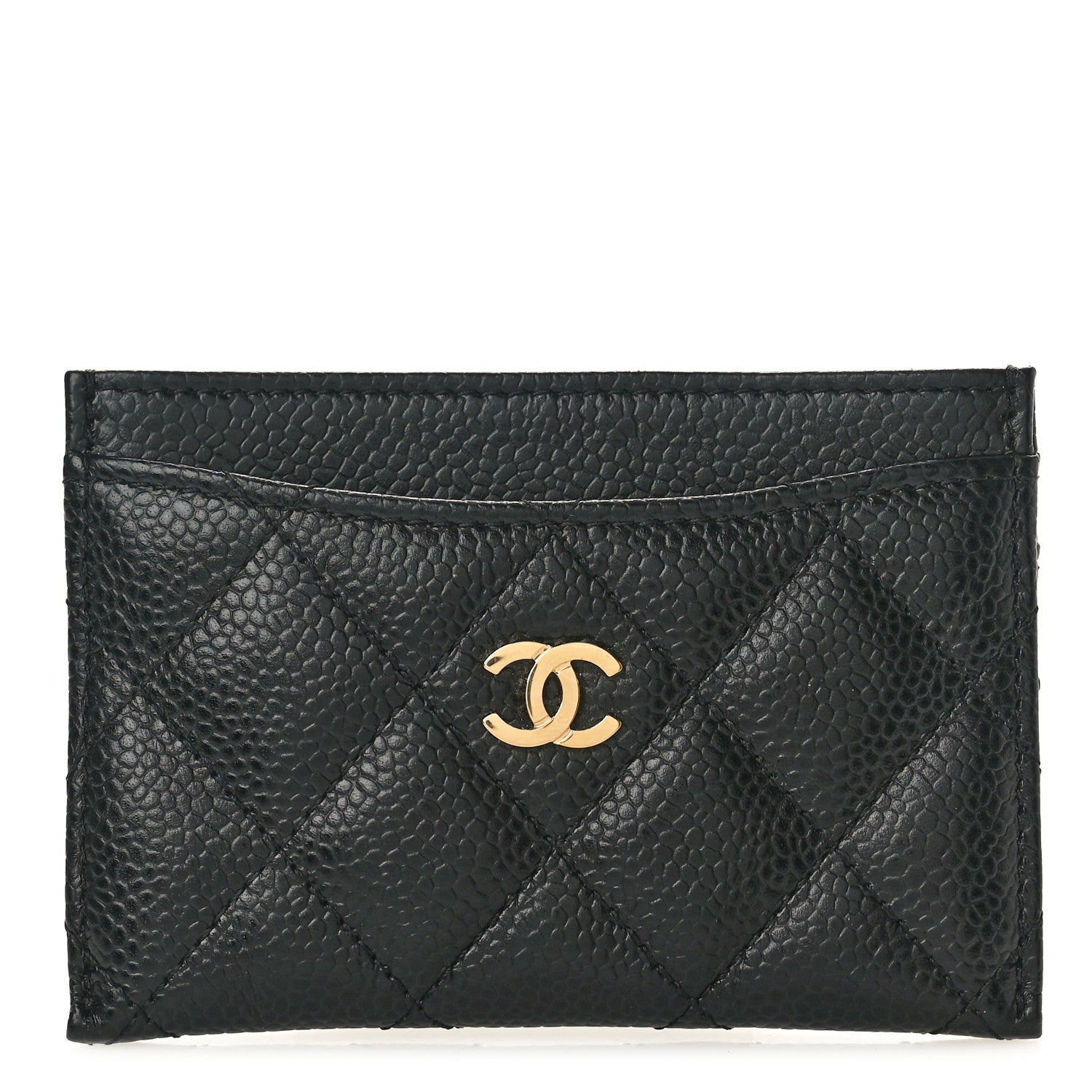 Chanel Caviar Quilted Card Holder Black 1 of 9