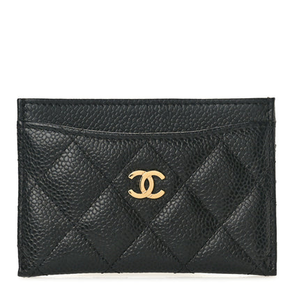 Chanel Caviar Quilted Card Holder Black 1 of 9
