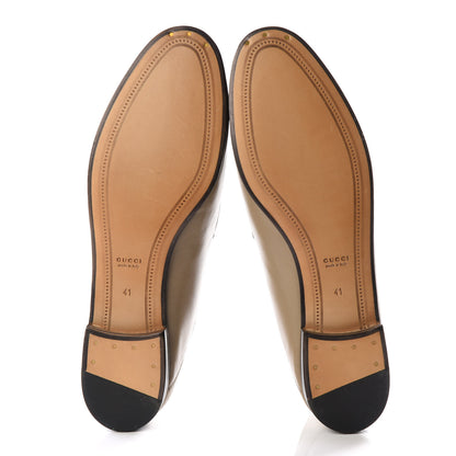 Gucci Lambskin Womens Brixton Horsebit Loafers 41 Mud 5 of 9