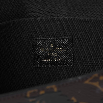 Louis Vuitton Monogram Blossom Pochette Felicie Chain Wallet Black 9 of 14