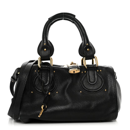 Chloe Calfskin Paddington Satchel Black 1 of 11
