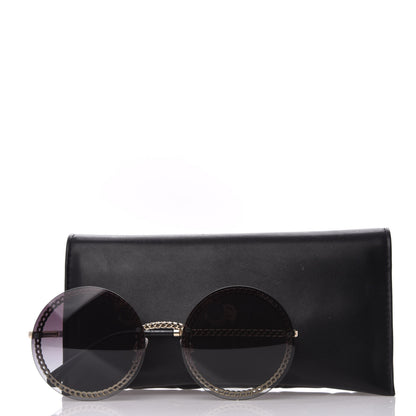 Chanel Round Chain Sunglasses 4245 Gold 8 of 8