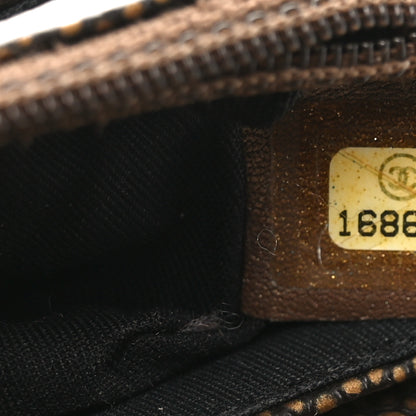 Chanel Metallic Caviar Half Moon Wallet On Chain WOC Bronze 8 of 11