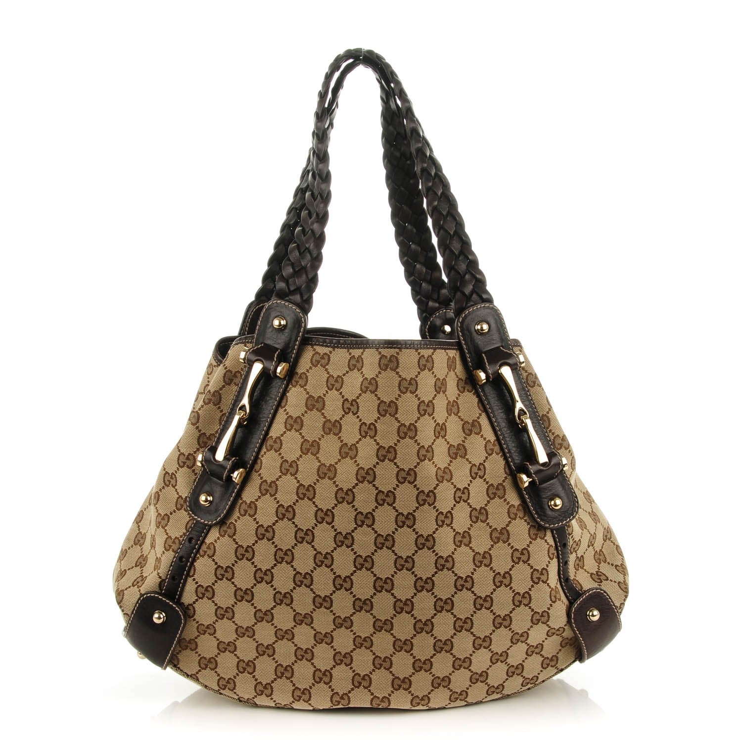 Gucci Monogram Medium Pelham Shoulder Bag Dark Brown 1 of 8