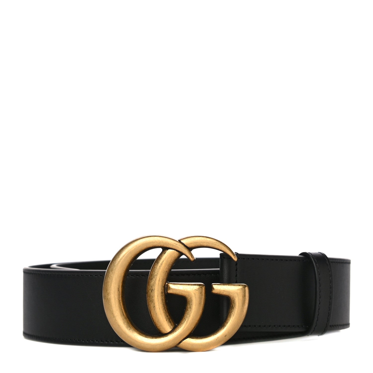 Gucci Calfskin Double G 40mm Belt 90 36 Black 1 of 8