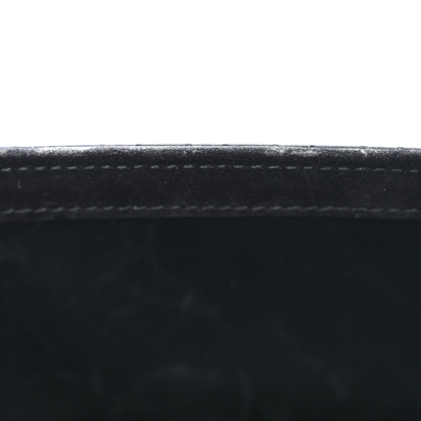 Patent Microguccissima Small Broadway Clutch Black