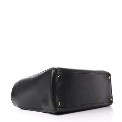 Chanel Calfskin Cerf Executive Shopper Tote Black 4 of 10
