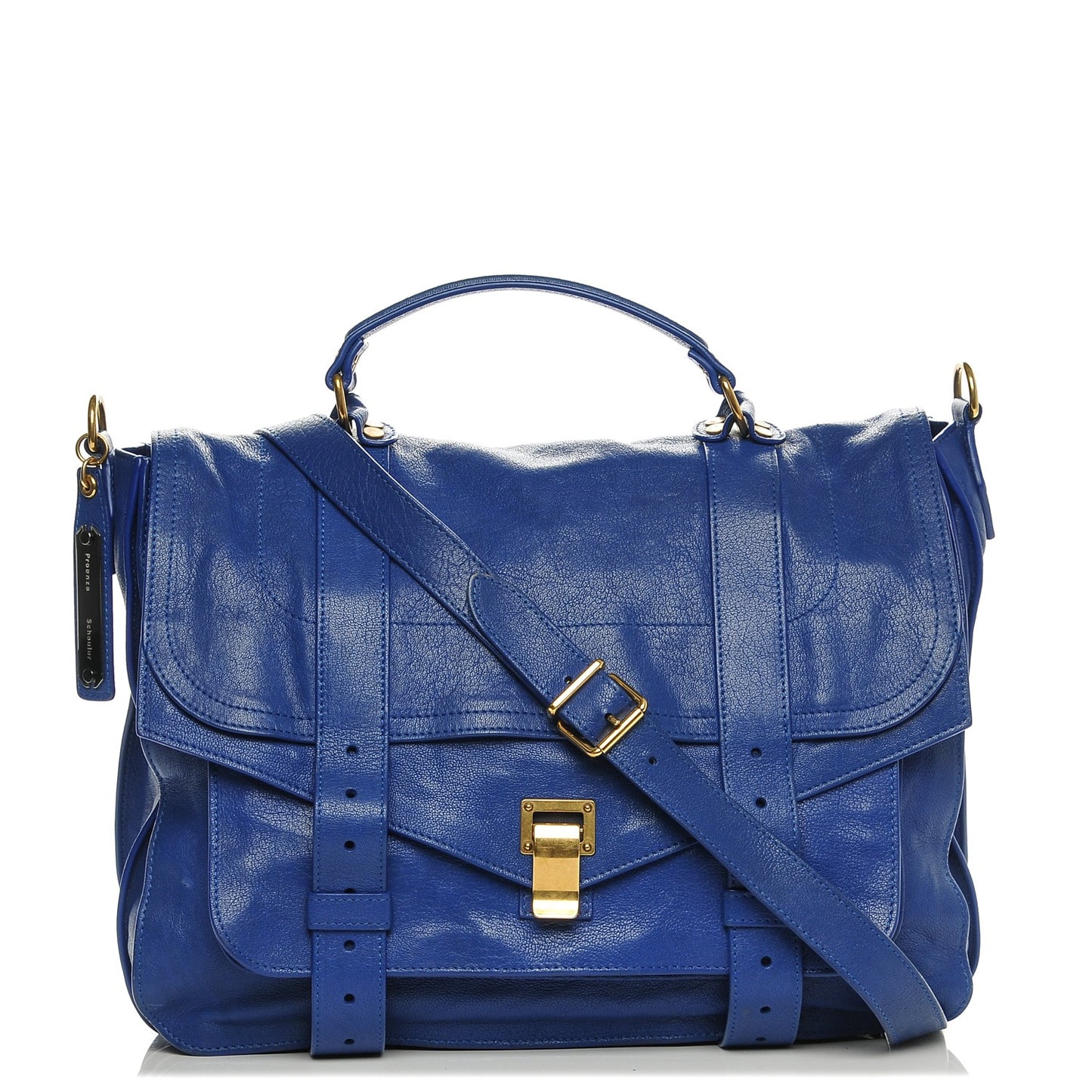Lambskin Large PS1 Satchel Royal Blue