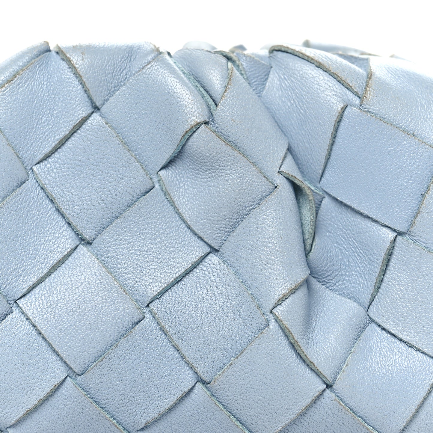 Nappa Intrecciato Coin Purse Ice