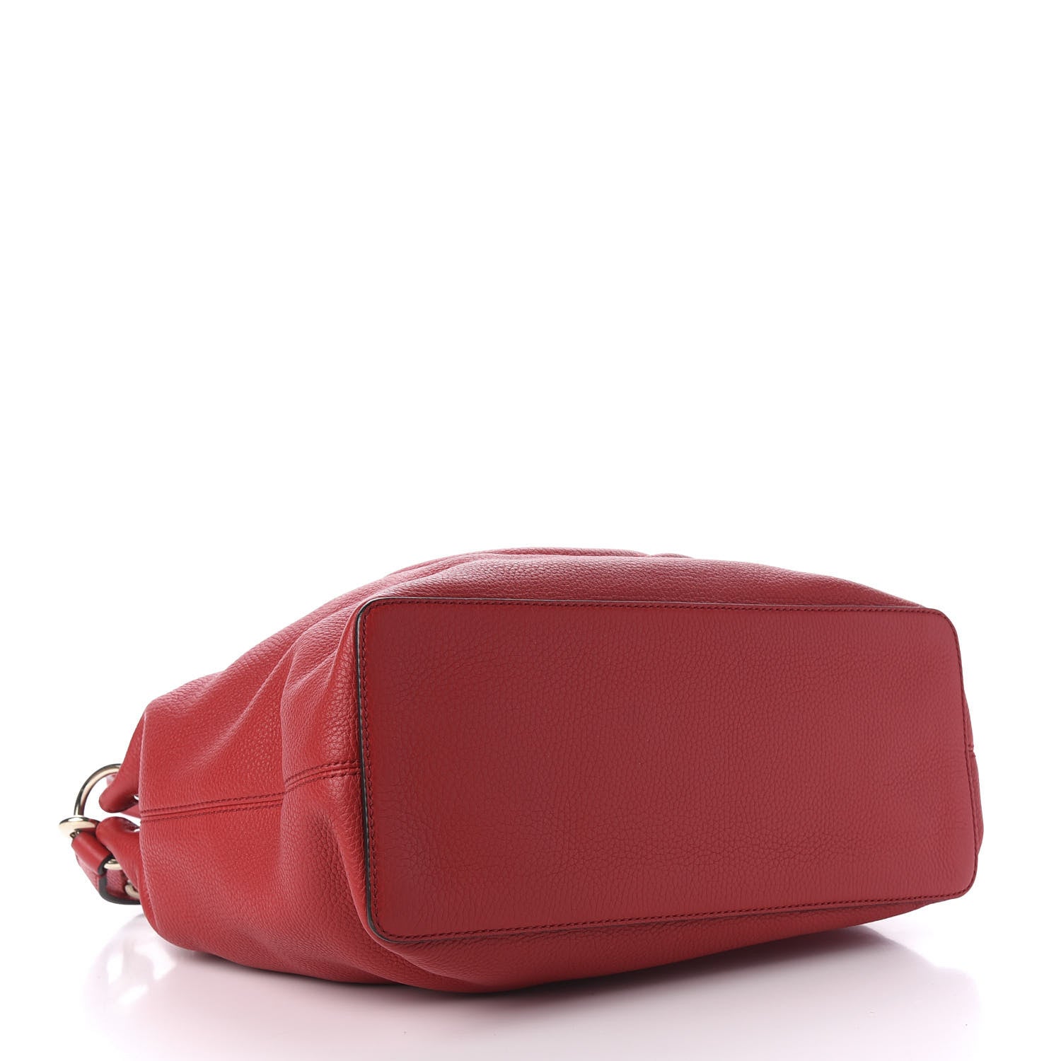 Gucci Pebbled Calfskin Large Soho Hobo Tabasco Red 4 of 11