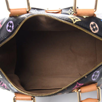 Louis Vuitton Monogram Multicolor Speedy 30 Black 4 of 9