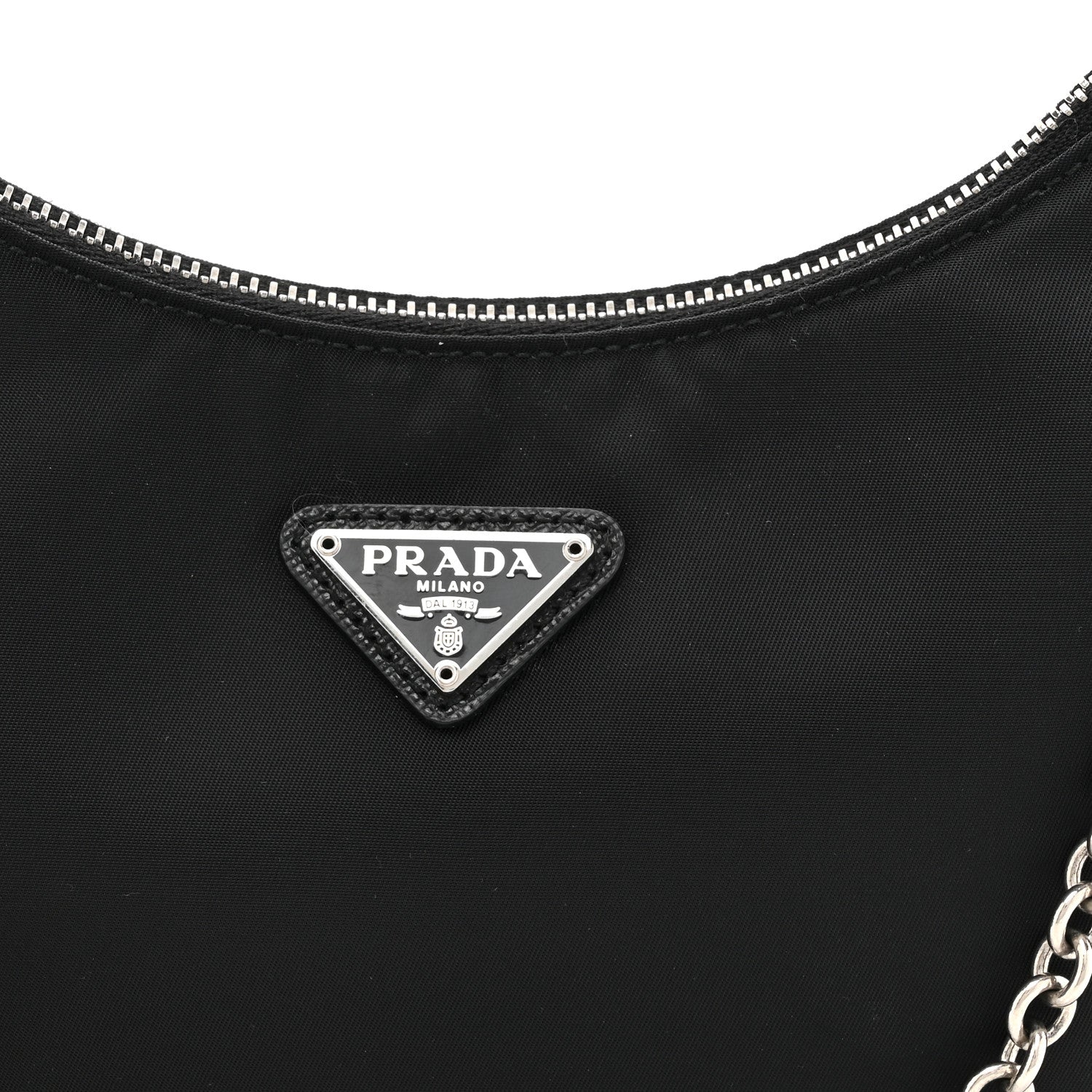 Prada Nylon Re-Edition 2005 Shoulder Bag Black 7 of 12