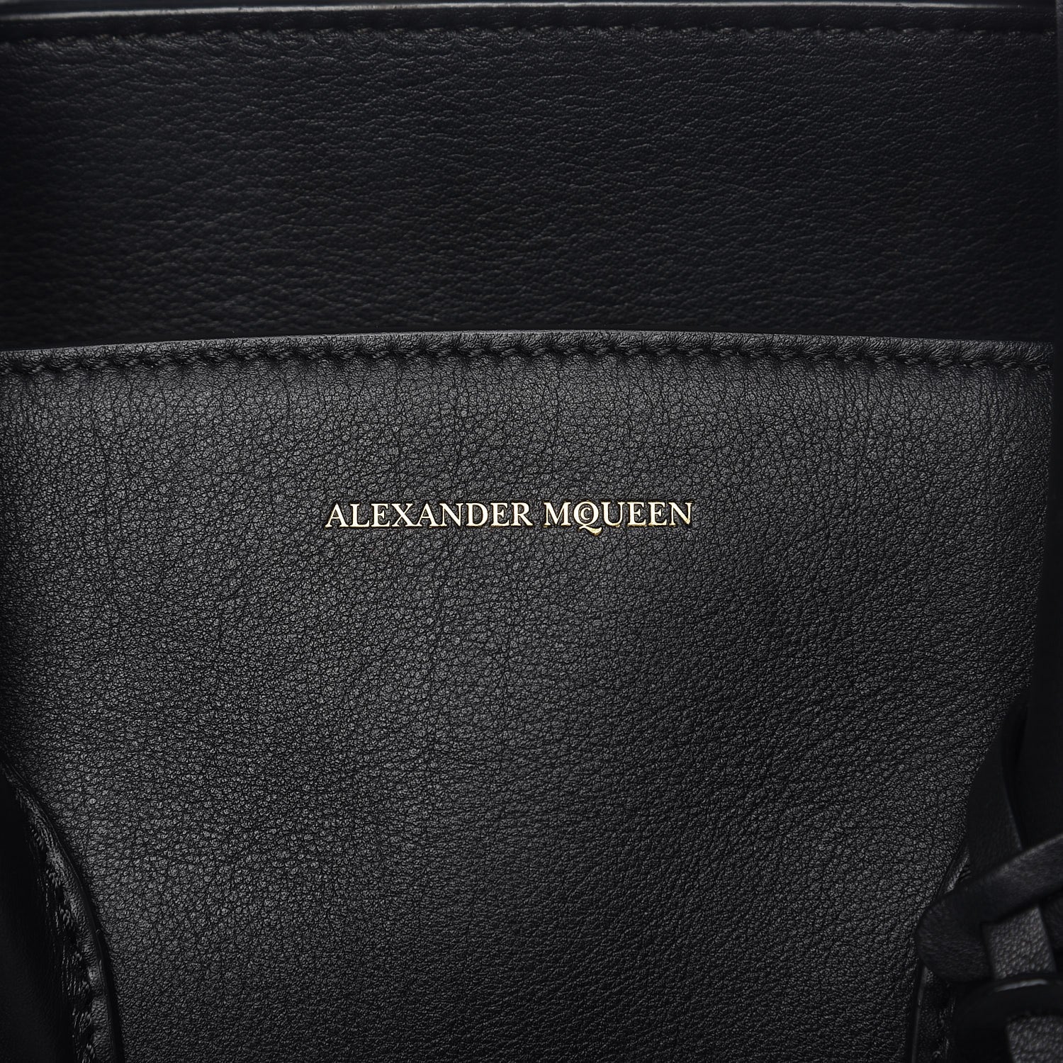 Alexander McQueen Sweet Calfskin Small Heroine 30 Black 7 of 9