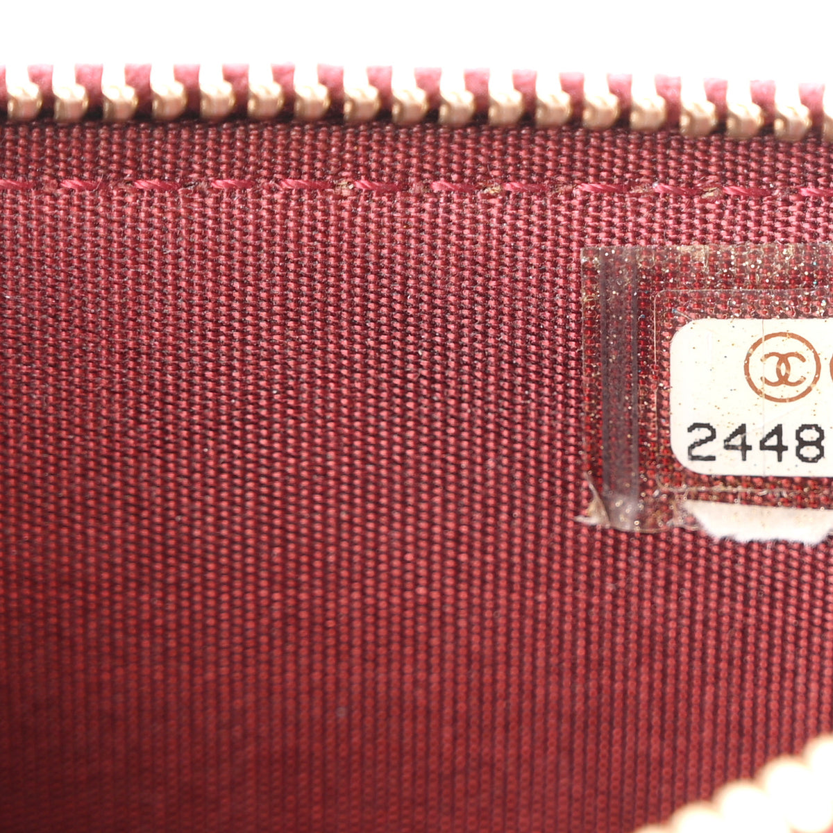 Chanel Grained Calfskin Studded Small Boy Clutch With Chain Dark Red 8 of 12