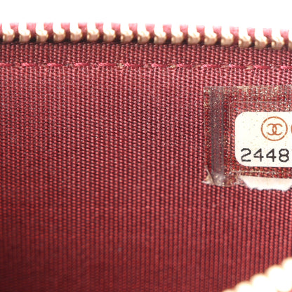 Chanel Grained Calfskin Studded Small Boy Clutch With Chain Dark Red 8 of 12