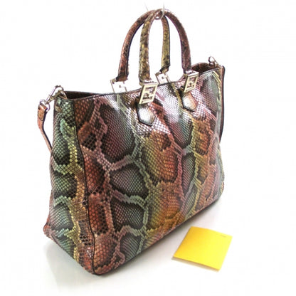 Fendi Python Multicolor Twins Tote 3 of 14