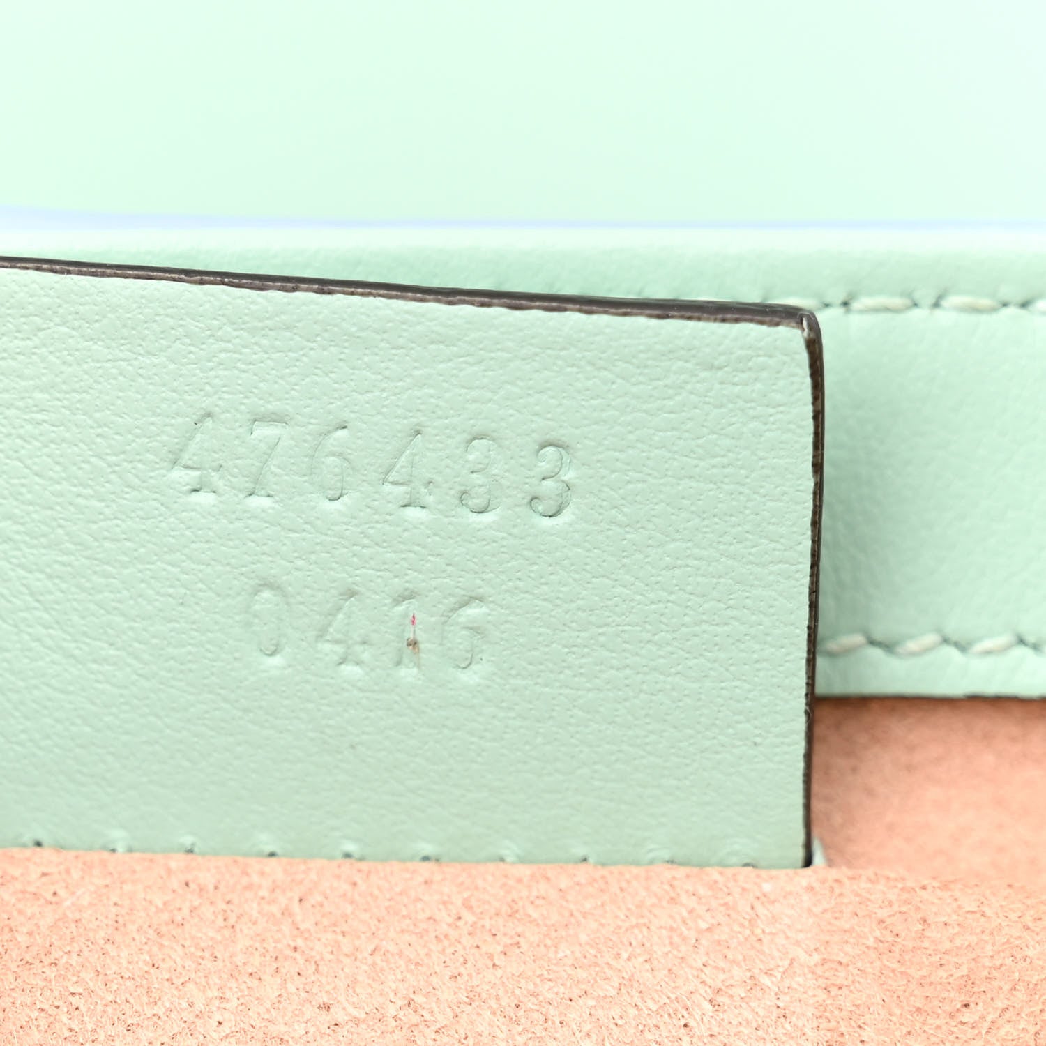 Gucci Calfskin Matelasse Diagonal Super Mini GG Marmont Shoulder Bag Multicolor Pastel 7 of 11
