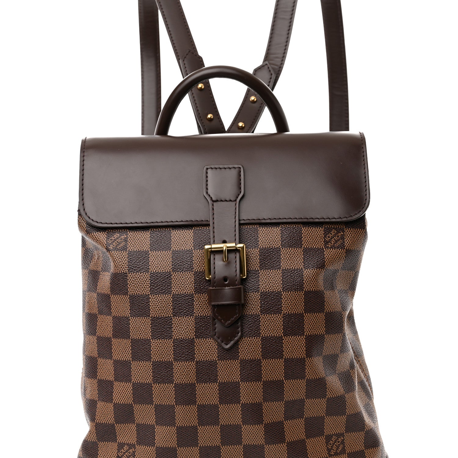 Louis Vuitton Damier Ebene Soho Backpack 7 of 9