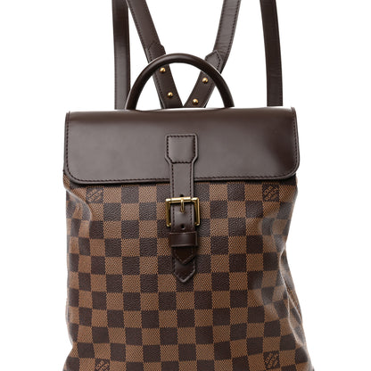 Louis Vuitton Damier Ebene Soho Backpack 7 of 9
