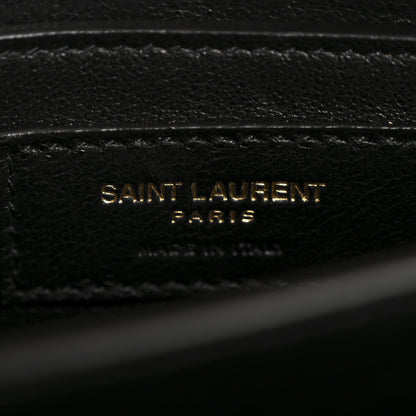 Saint Laurent Grain de Poudre Mini Classic Monogram Cassandra Top Handle Beige 6 of 11