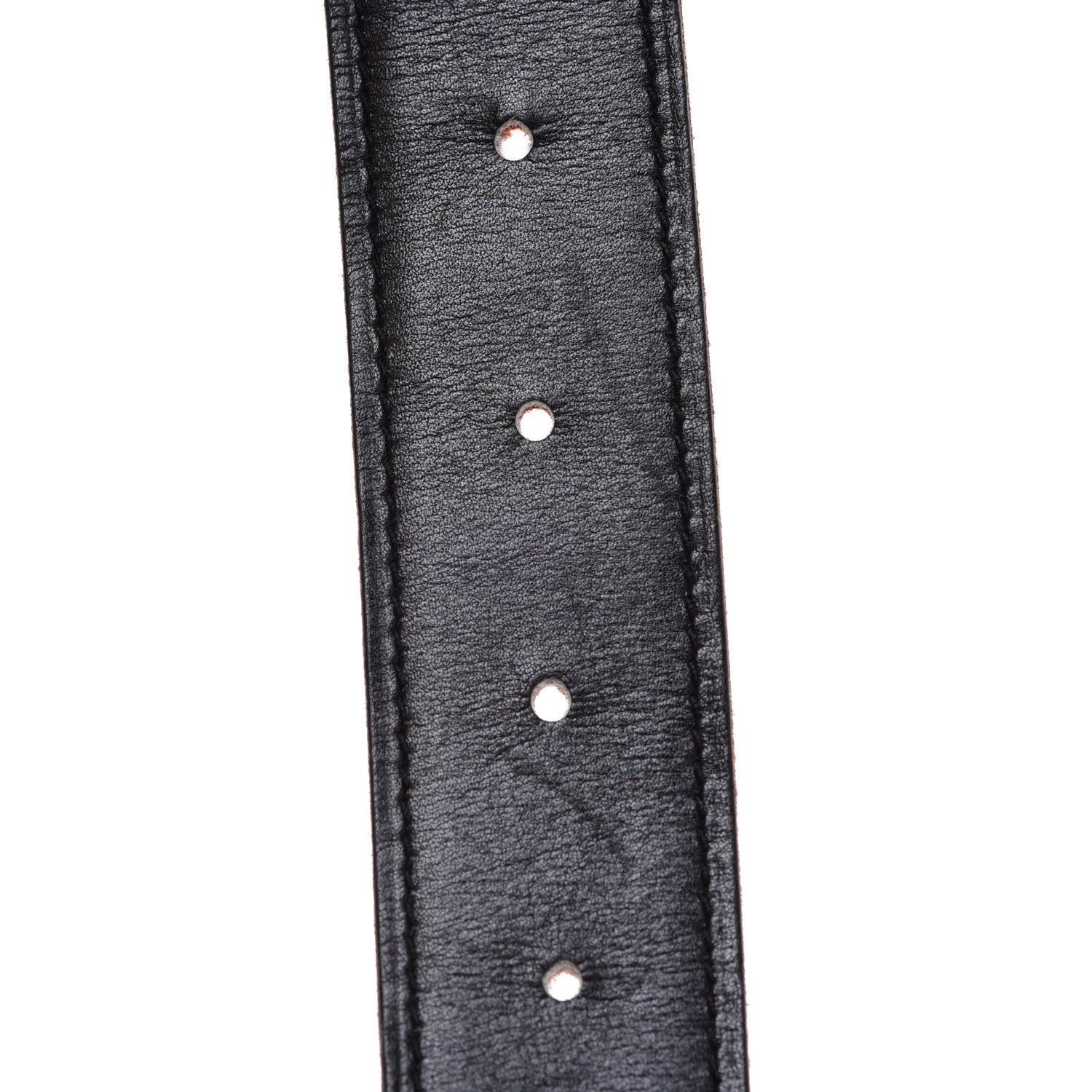 Hermes Box Togo 32mm H Belt 95 Black Rubis 5 of 8