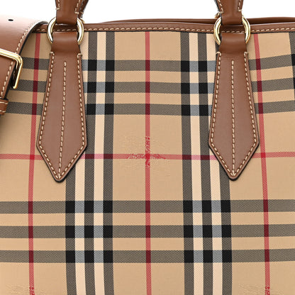 Burberry Horseferry Check Medium Ballingdon Tote Honey Tan 9 of 11