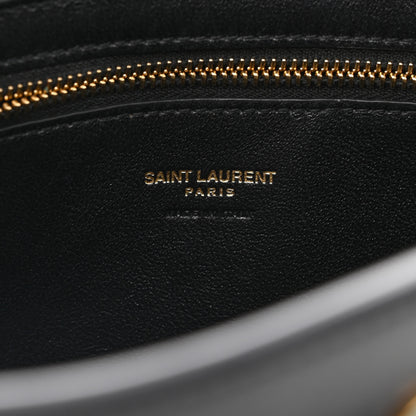 Saint Laurent Smooth Calfskin Small Monogram Cabas Black 6 of 15