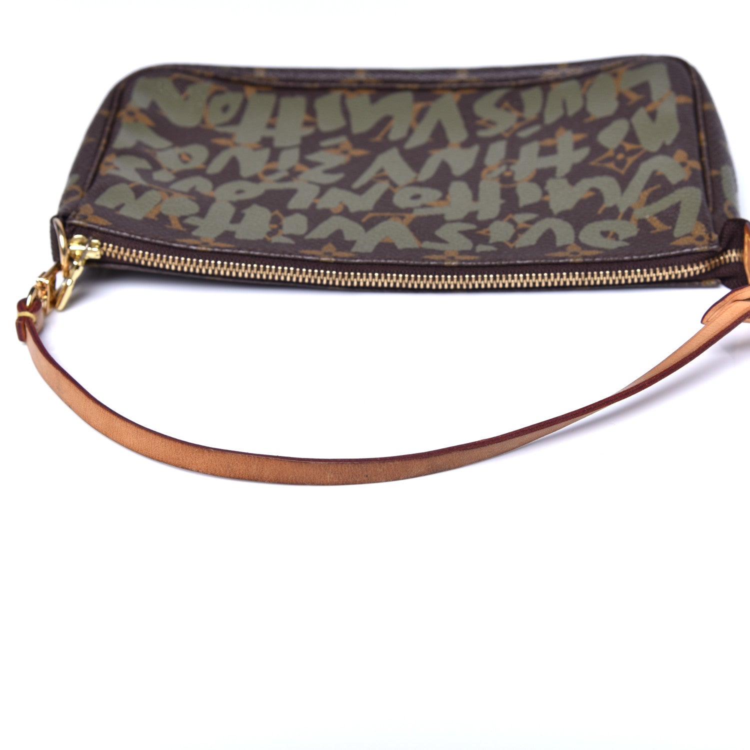 Louis Vuitton Monogram Graffiti Pochette Accessories Kaki 9 of 9