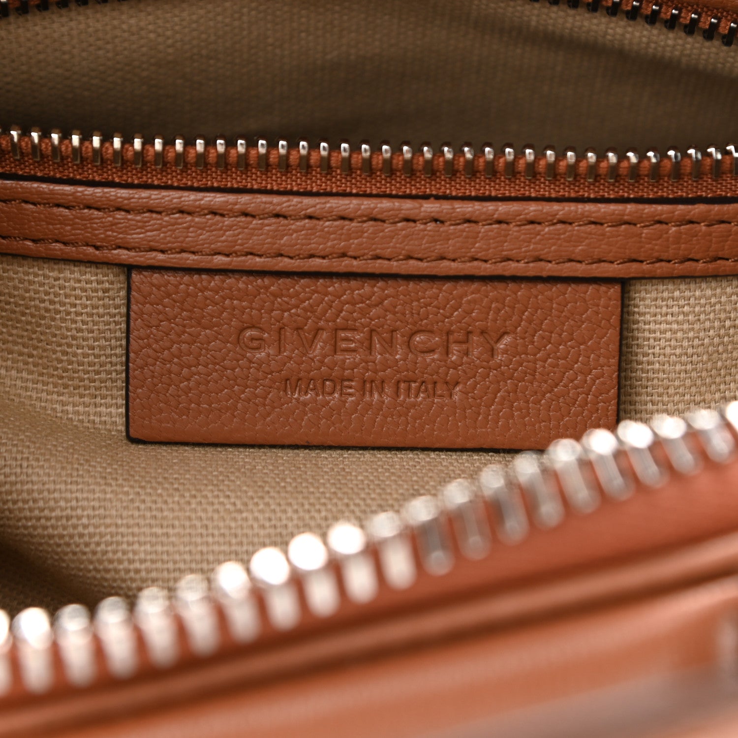 Givenchy Sugar Goatskin Mini Antigona Caramel 5 of 9