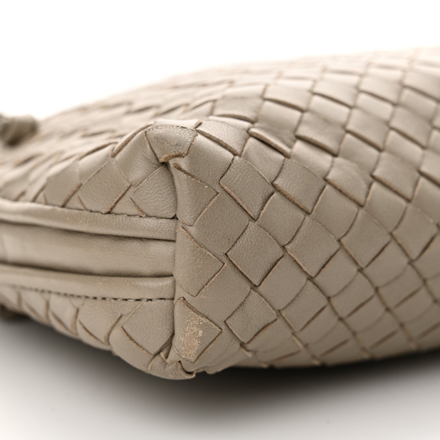 Bottega Veneta Nappa Intrecciato Nodini Crossbody Messenger Steel 9 of 13