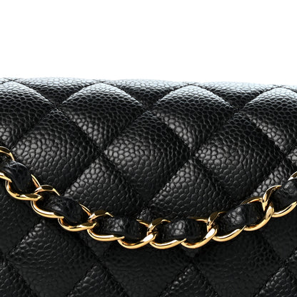 Chanel Caviar Quilted Small Double Flap Black 8 of 12