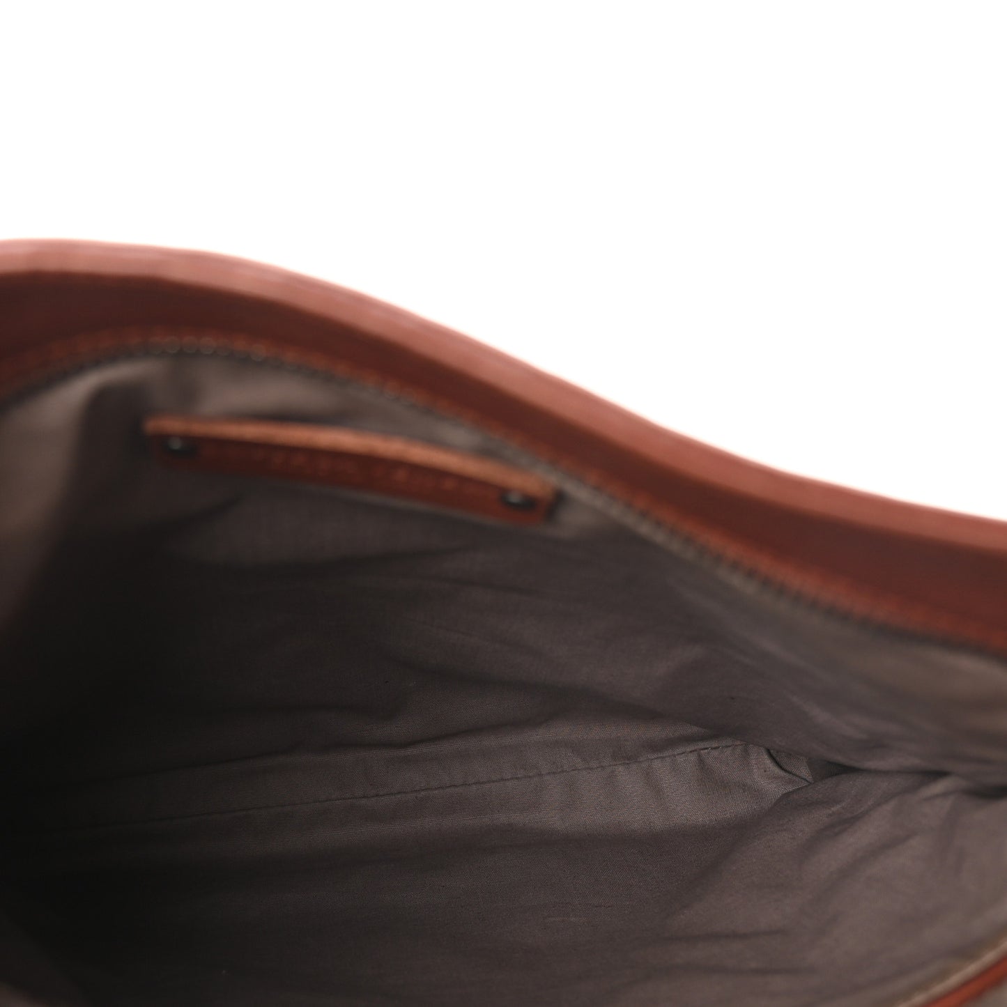 Nappa Intrecciato VN Crossbody Messenger Bag Rust