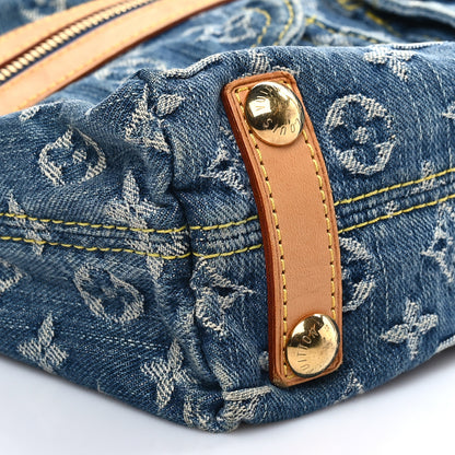 Louis Vuitton Monogram Denim Baggy PM Blue 7 of 8