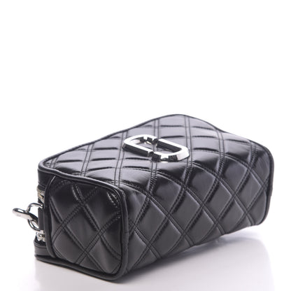 Marc Jacobs Natural Grain Calfskin Quilted The Softshot 21 Bag Black 4 of 13