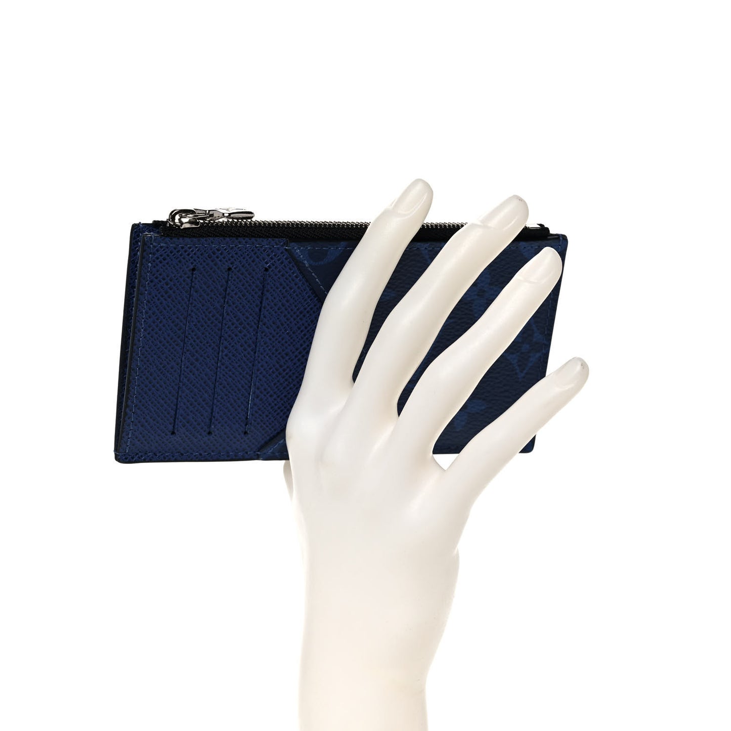 Monogram Taiga Coin Card Holder Cobalt