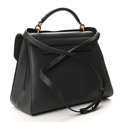 Salvatore Ferragamo Calfskin Medium Margot Top Handle Satchel Grey 3 of 10