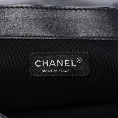 Chanel Calfskin Enchained XL Boy Flap Black 8 of 9