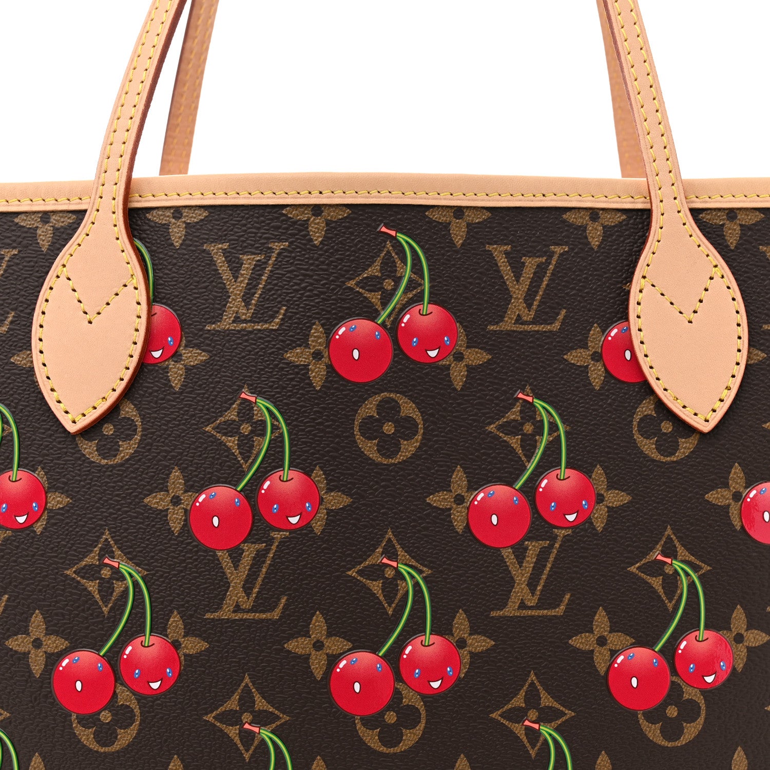 Louis Vuitton LV X TM Monogram Cerises Neverfull MM 8 of 10